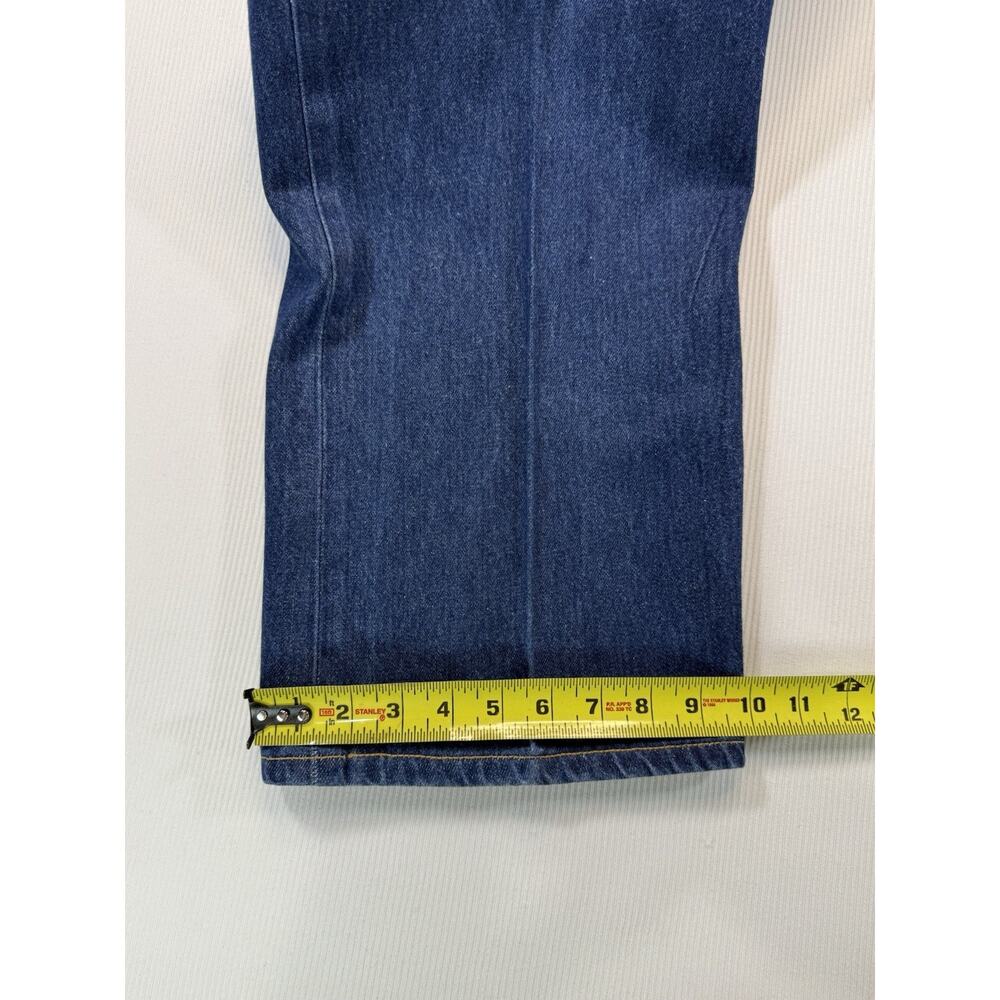 Vintage Levis 501 Jeans 46x32 Button Fly Straight Leg Classic Blue Denim - Picture 5 of 10